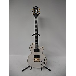 Used Epiphone Used Epiphone Matt Heafy Les Paul Custom Alpine White Solid Body Electric Guitar