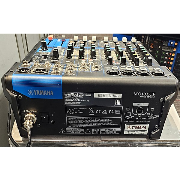 Used Yamaha MG10XUF Unpowered Mixer