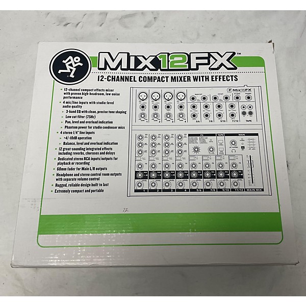 Used Mackie Mix12FX Unpowered Mixer