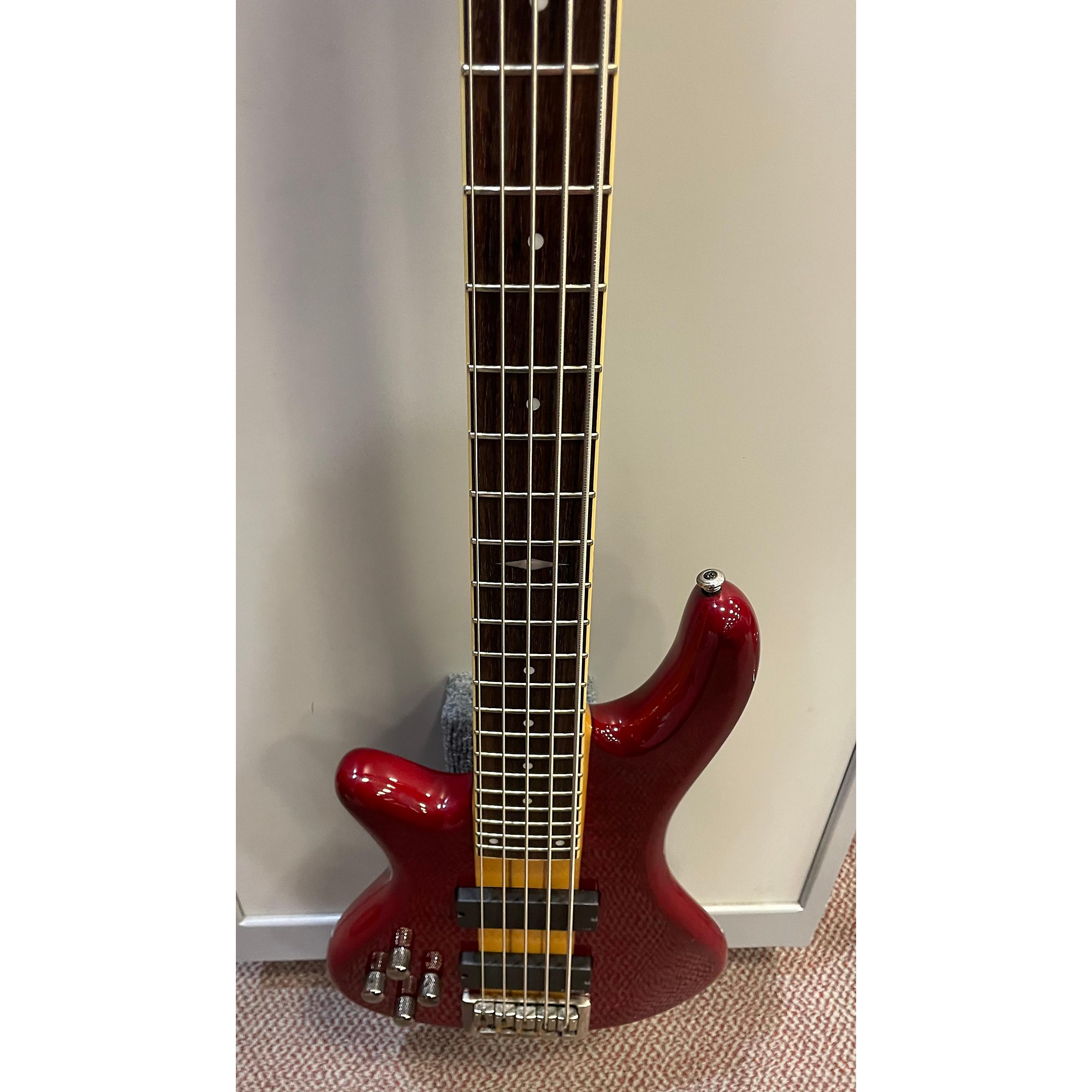 Used Schecter Guitar Research Damien Elite 5 String Left Handed 
