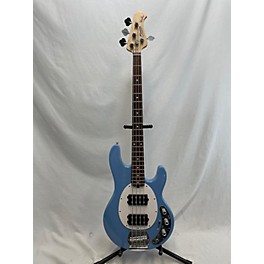 Used Sterling by Music Man Used Sterling By Music Man Ray4 Chopper Blue Electric Bass Guitar