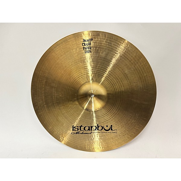 Used Istanbul Mehmet 15in Paper Thin Crash Cymbal
