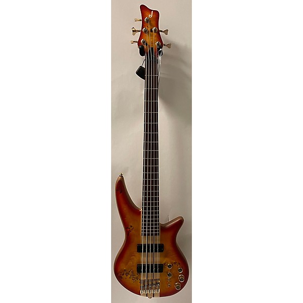 Used Jackson Pro Series Spectra SB V Poplar Burl Electric Bass Guitar