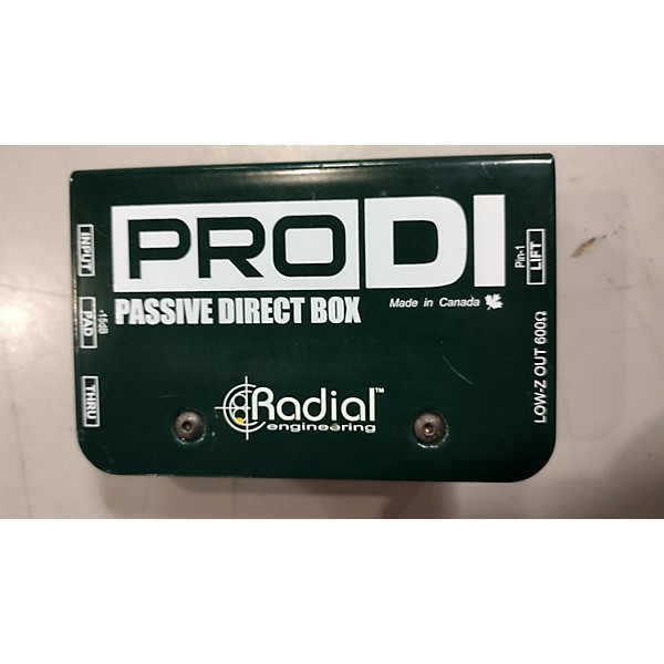 Used Radial Engineering PRO DI PASSIVE DIRECT Direct Box