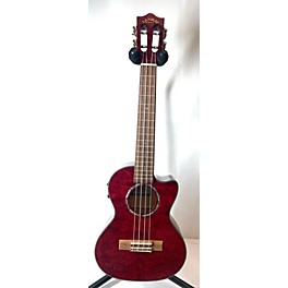 Used Lanikai Used Lanikai QM-RDCET Trans Red Ukulele