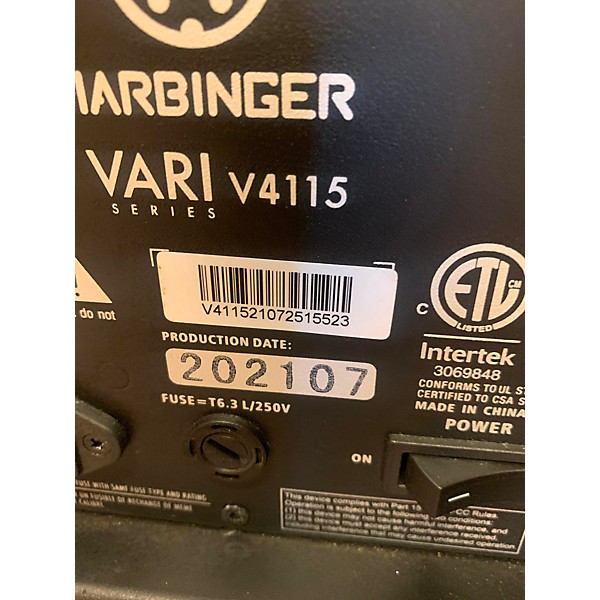 Used Harbinger V4115 Powered Speaker