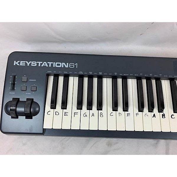 Used M-Audio Keystation 61 MIDI Controller