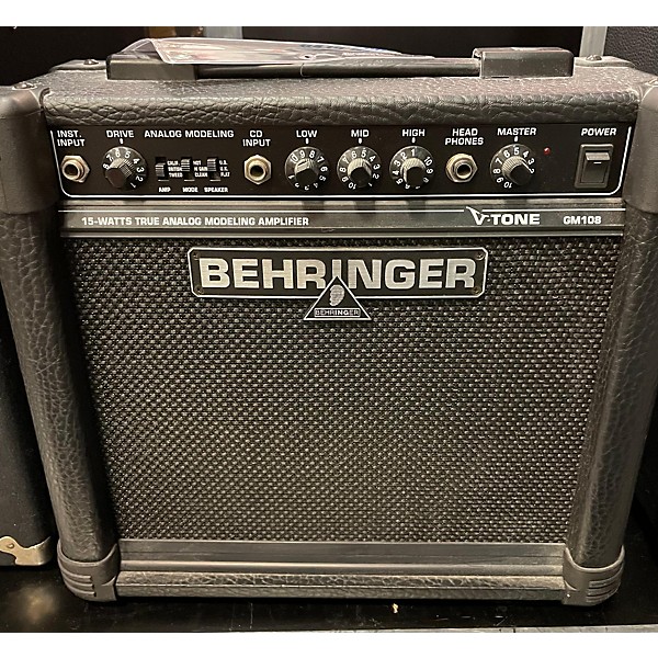 Used Behringer GM108 15W 1X8 V Tone Guitar Combo Amp