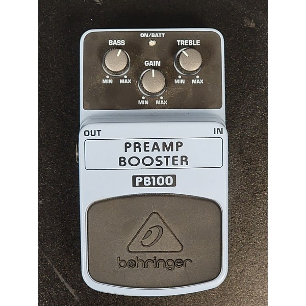 Used Behringer PB100 Preamp Booster Effect Pedal