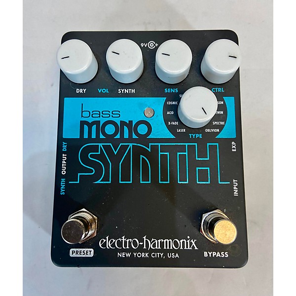 Used Electro-Harmonix BASS MONO SYNTH Bass Effect Pedal