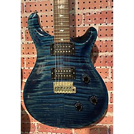 Vintage PRS Vintage 1990s PRS CST24 TR FLAME BLUE Solid Body Electric Guitar