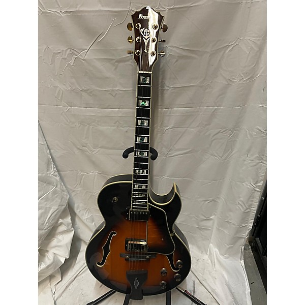 Used Ibanez Used Ibanez LGB30 George Benson Signature 2 Tone Sunburst Hollow Body Electric Guitar