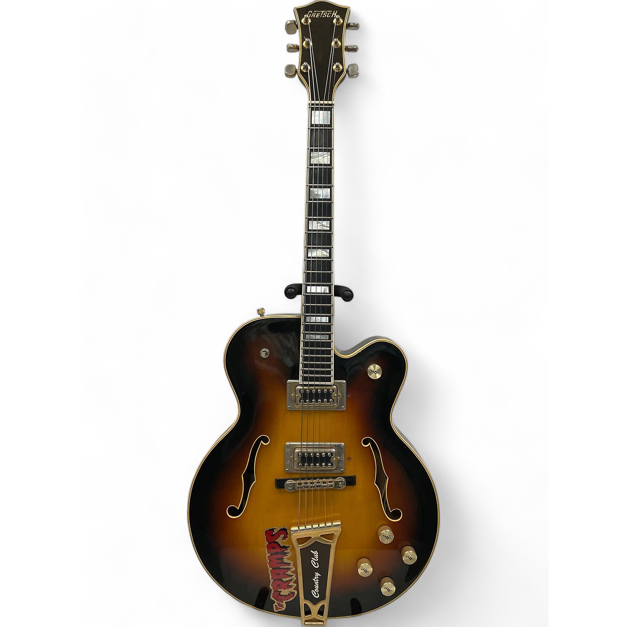 Used Gretsch Guitars Vintage 1974 Gretsch Guitars 7575 Country Club Sunburst Solid Body Electric Guitar Sunburst Guitar Center