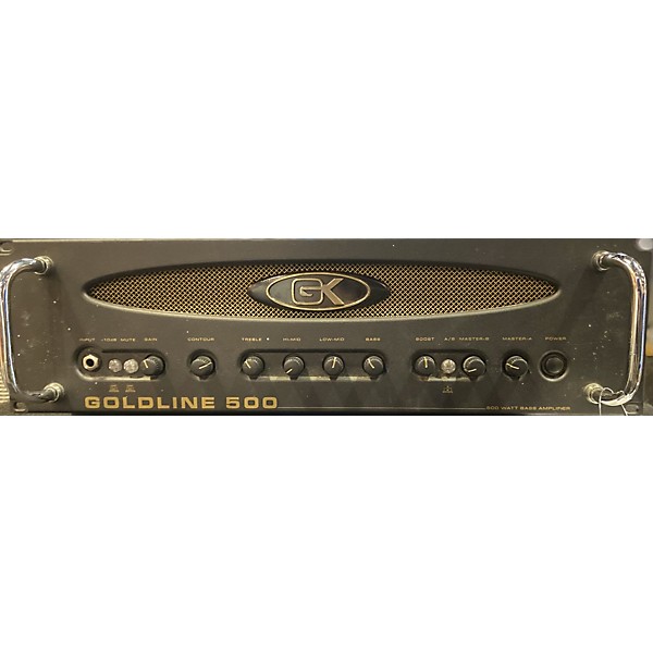 Used Gallien-Krueger Goldline 500 Bass Amp Head