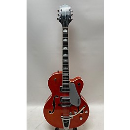 Used Gretsch Guitars Used Gretsch Guitars G5420T Electromatic Orange Stain Hollow Body Electric Guitar