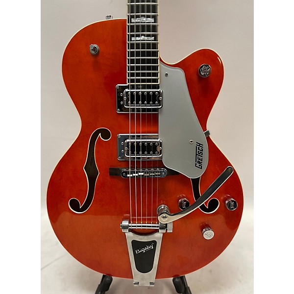 Used Gretsch Guitars Used Gretsch Guitars G5420T Electromatic Orange Stain Hollow Body Electric Guitar