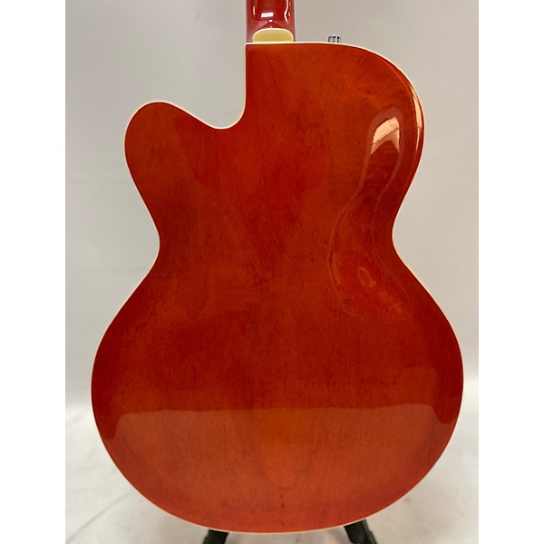 Used Gretsch Guitars Used Gretsch Guitars G5420T Electromatic Orange Stain Hollow Body Electric Guitar