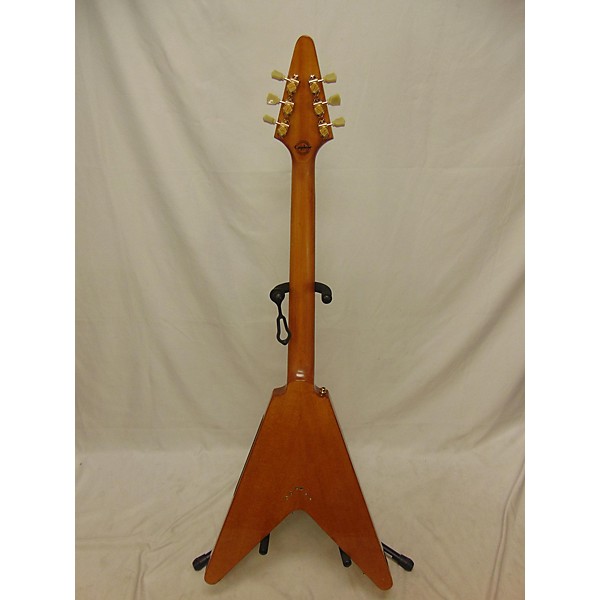 Used Epiphone 1958 Korina Flying V Solid Body Electric Guitar