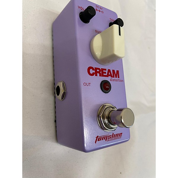 Used Used Tomsline Cream Distortion Effect Pedal