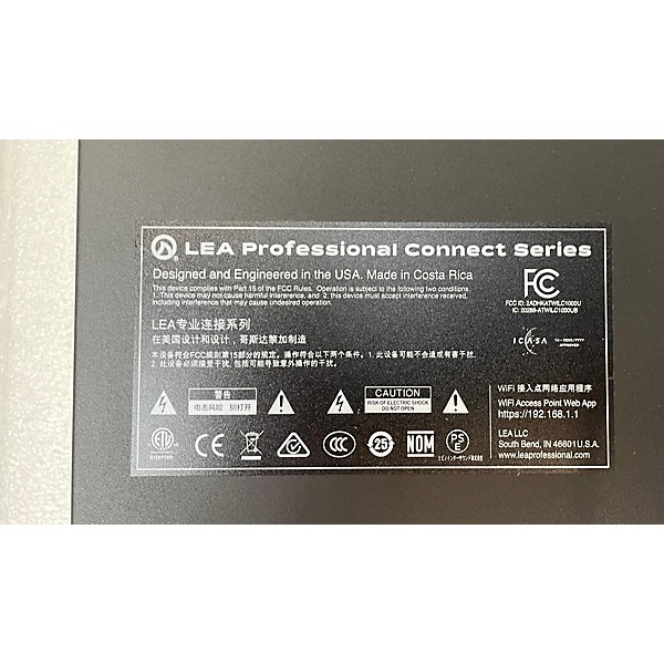 Used Used LEA CONNECT SERIES 1504 Power Amp