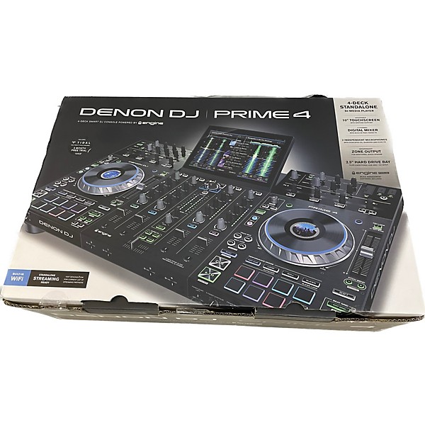 Used Denon DJ 2021 Prime 4 DJ Controller