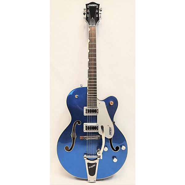 Used Gretsch Guitars Used Gretsch Guitars G5420T Electromatic Blue Hollow Body Electric Guitar