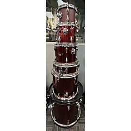 Used TAMA Used TAMA 6 piece Imperialstar Candy Apple Red Metallic Drum Kit