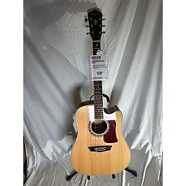 Used Washburn Used Washburn HD10SCE-0 Natural Acoustic Electric Guitar