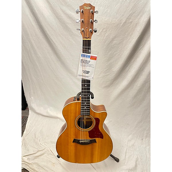 Used Taylor 414CE Acoustic Electric Guitar Natural Guitar Center