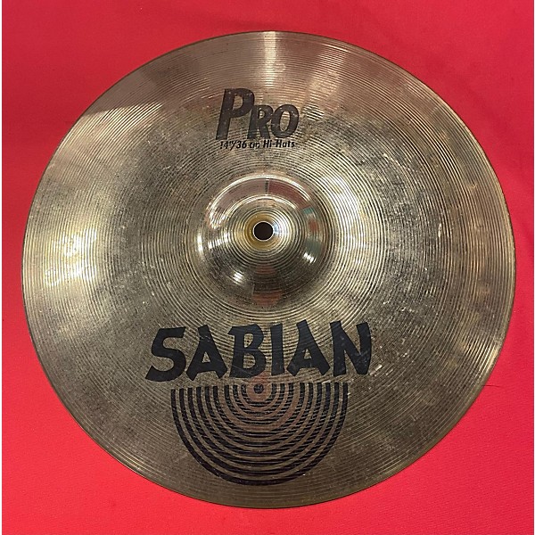 Used SABIAN 14in PRO HI HAT Cymbal