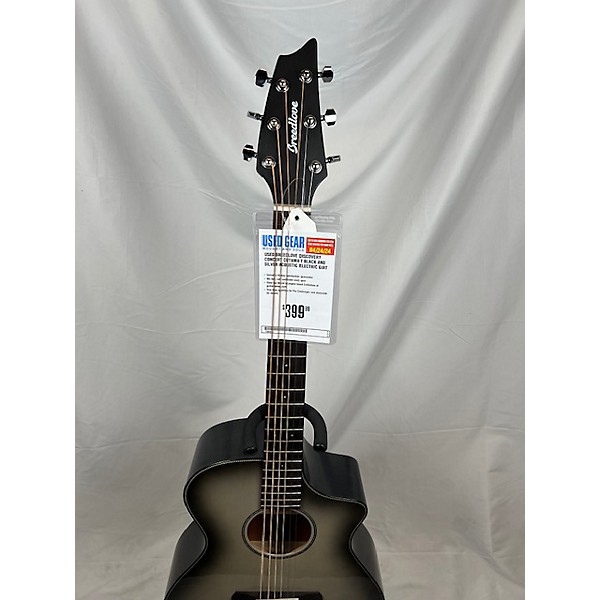 Used Breedlove Used Breedlove Discovery Concert Cutaway Black And Silver Acoustic Electric Guitar