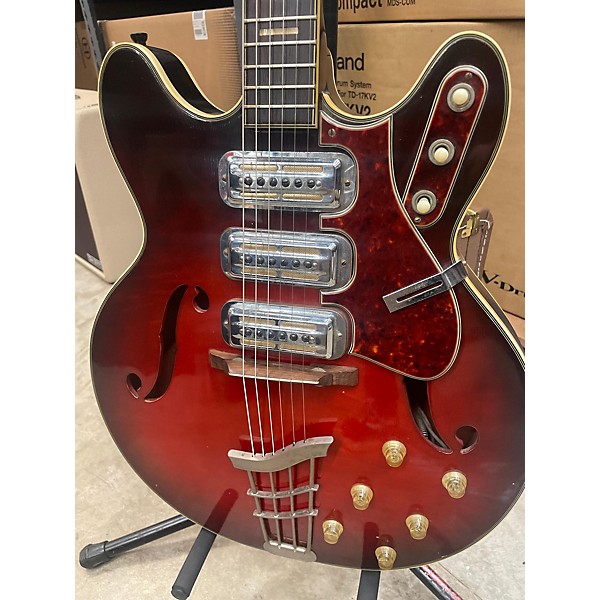 Vintage Harmony 1960s Truetone H75 Hollow Body Electric Guitar