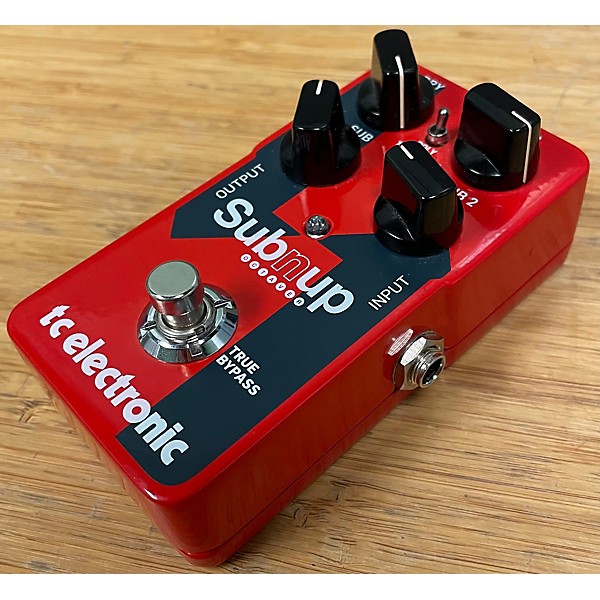 Used TC Electronic Sub N Up Octaver Effect Pedal