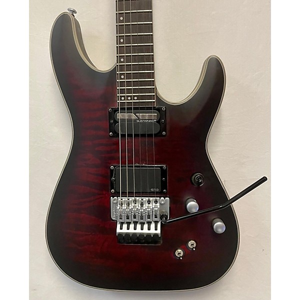 Used Schecter Guitar Research C1 Floyd Rose Platinum W/ SUSTAINIAC Solid Body Electric Guitar