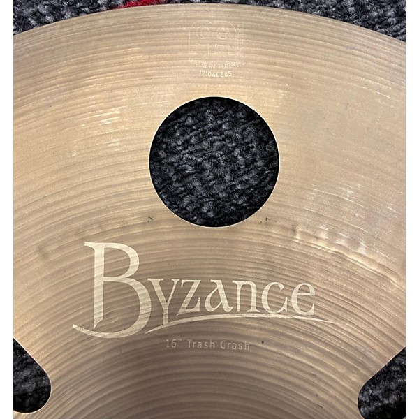 Used MEINL 2017 16in Byzance Vintage Trash Crash Cymbal