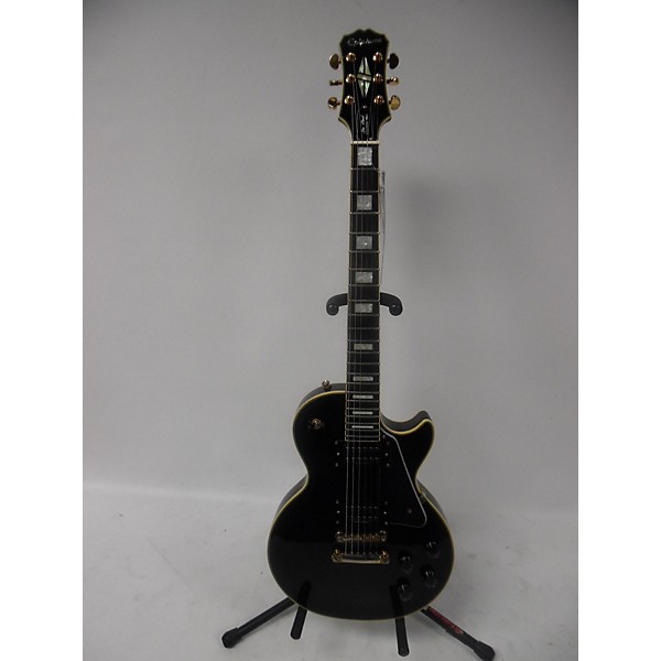 Used Epiphone Used Epiphone Les Paul Custom Pro Black Solid Body Electric Guitar