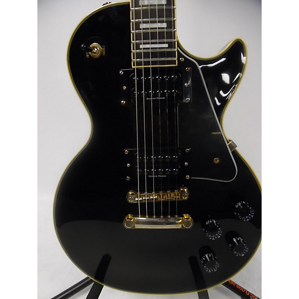 Used Epiphone Used Epiphone Les Paul Custom Pro Black Solid Body Electric Guitar