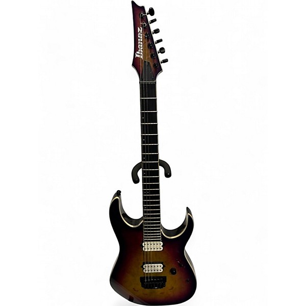 Used Ibanez RGIX6FDLB IRON LABEL Solid Body Electric Guitar NORTHERN LIGHTS  BURST | Guitar Center