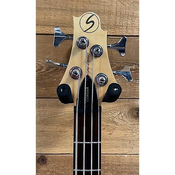 Used Greg Bennett Design by Samick CORSAIR BLACK ELECTRIC BASS Electric Bass Guitar