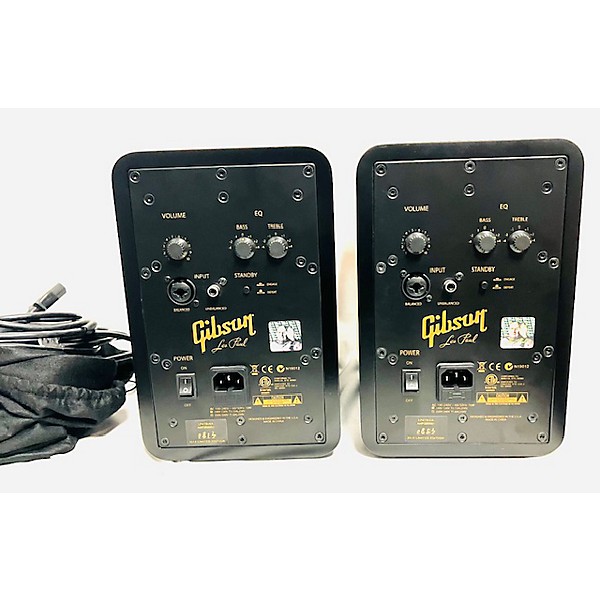 Used Gibson LP6 Monitor Pair Powered Monitor