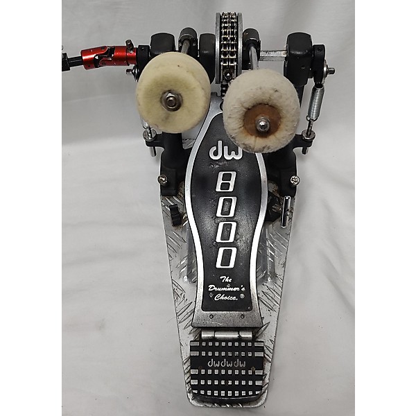 Used DW 8000 Series Double Bass Drum Pedal