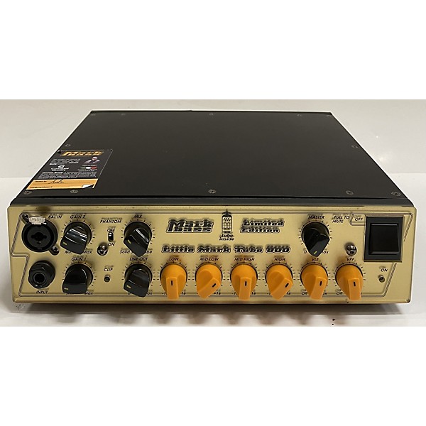 Used Markbass Little Mark Tube 800 Tube Bass Amp Head Guitar Center