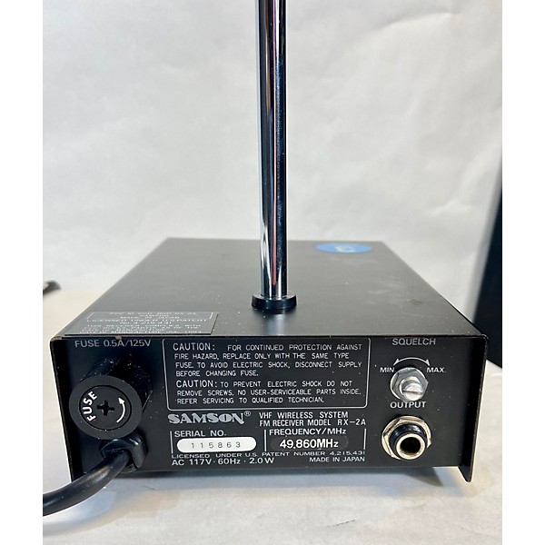 Used Samson TR-2A Instrument Wireless System