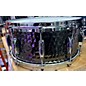 Used Gretsch Drums 14X6.5 Hammered Black Steel Snare Drum thumbnail