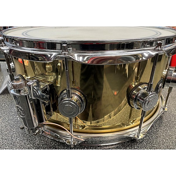 Used DW 6X14 Collector's Series Brass Snare Drum