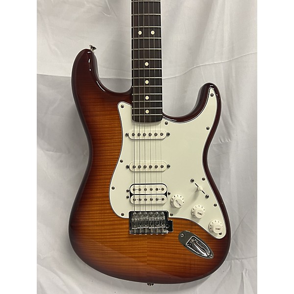 Used Fender Standard Stratocaster HSS Plus Top Solid Body Electric Guitar