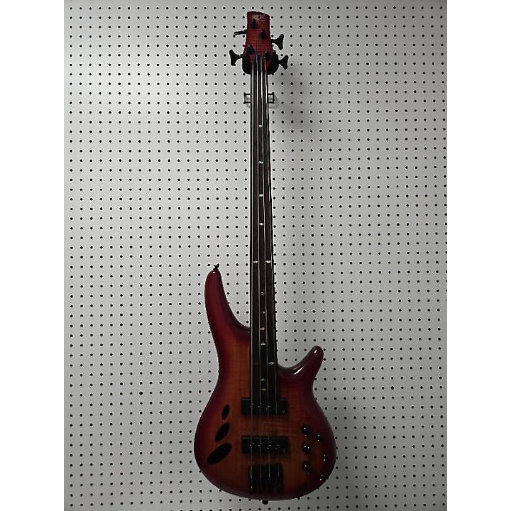 Used Ibanez SRD900F Electric Bass Guitar Cherry Sunburst