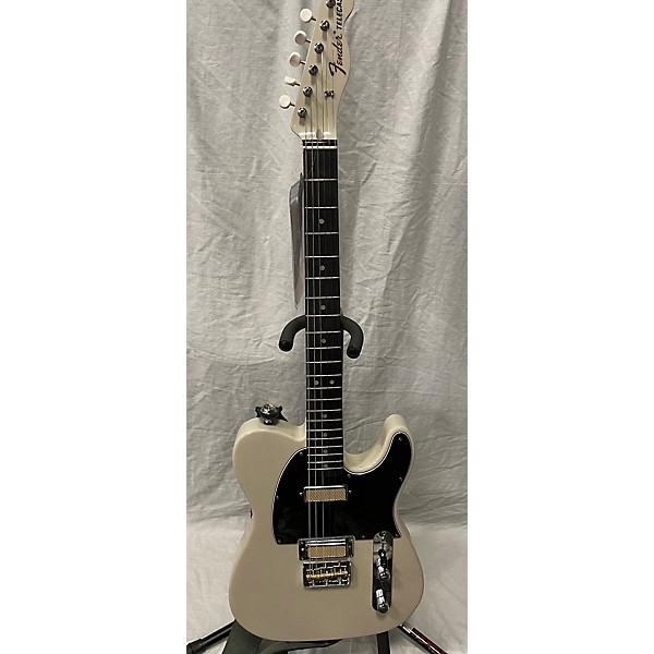 Used Fender Gold Foil White Blonde Solid Body Electric Guitar