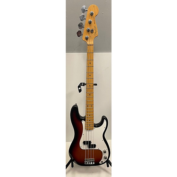 Used Fender Used Fender American Standard Precision Bass Vintage Sunburst Electric Bass Guitar