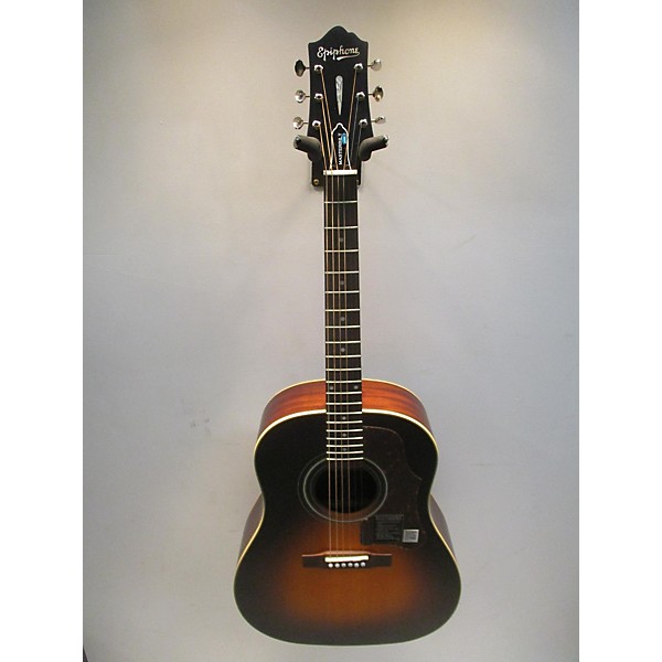 Used Epiphone AJ-45ME Acoustic Electric Guitar Vintage Sunburst | Guitar  Center